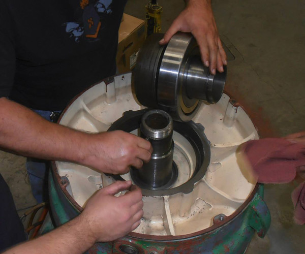 machinists working